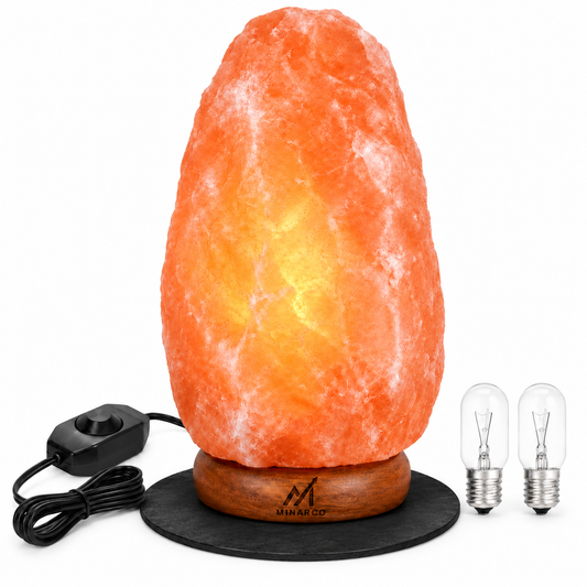 MINARCO 11-inch Himalayan salt lamp