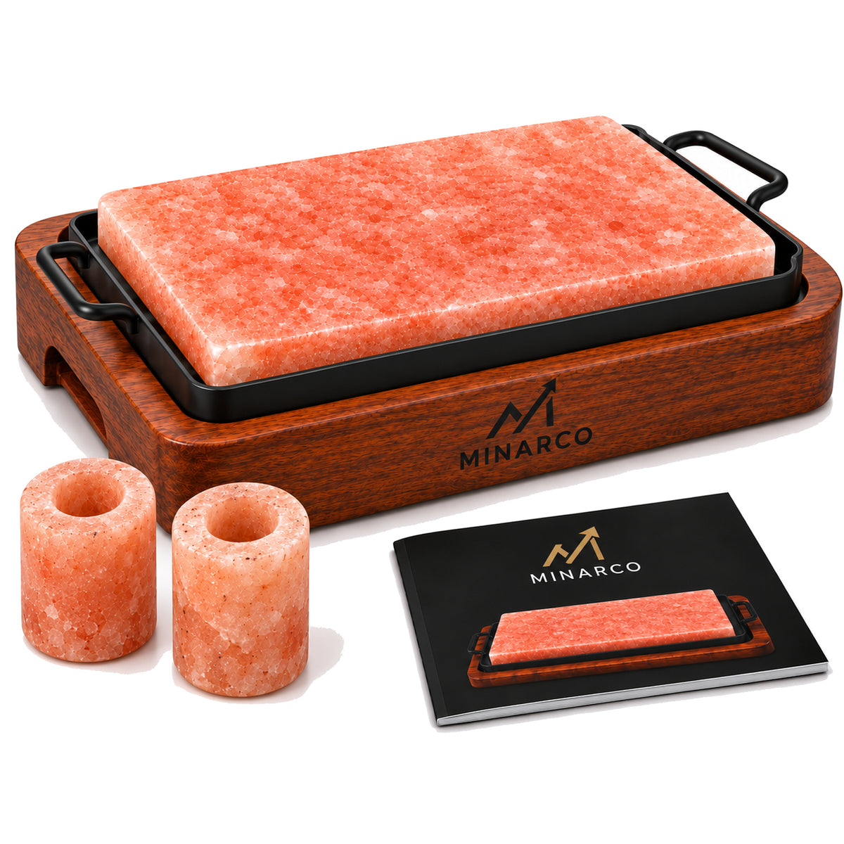 MINARCO Himalayan salt cooking and serving set