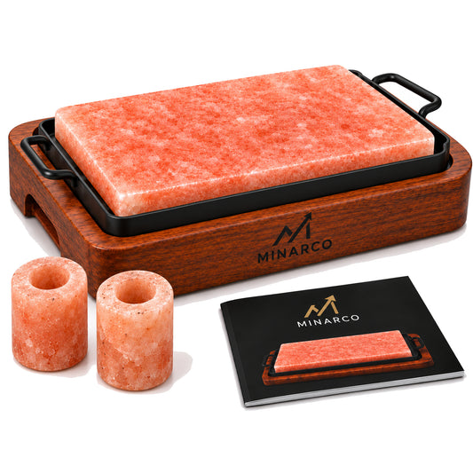 MINARCO Himalayan salt cooking and serving set