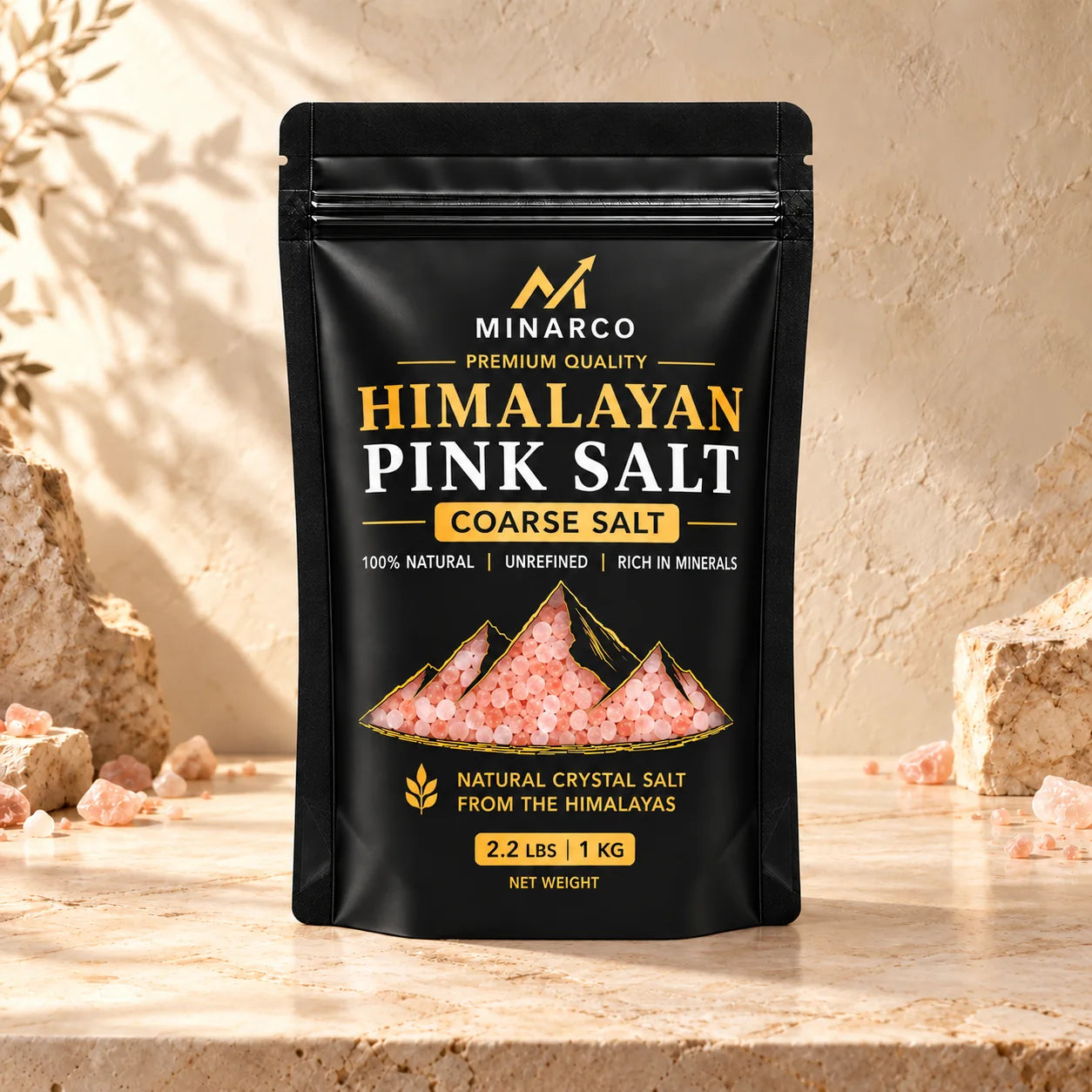 Pink Salt Pouches